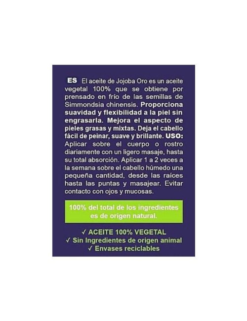 ACEITE DE JOJOBA 125 ML MARNYS