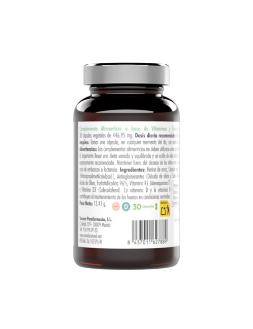 MUNDONATURAL VITANANO D3+K2 30 CÁPSULAS