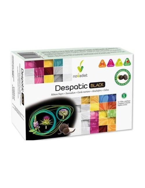 DESPATIC BLACK 20 AMPOLLAS NOVADIET
