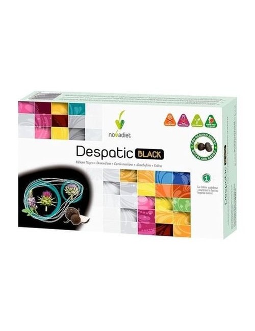 DESPATIC BLACK 20 AMPOLLAS NOVADIET