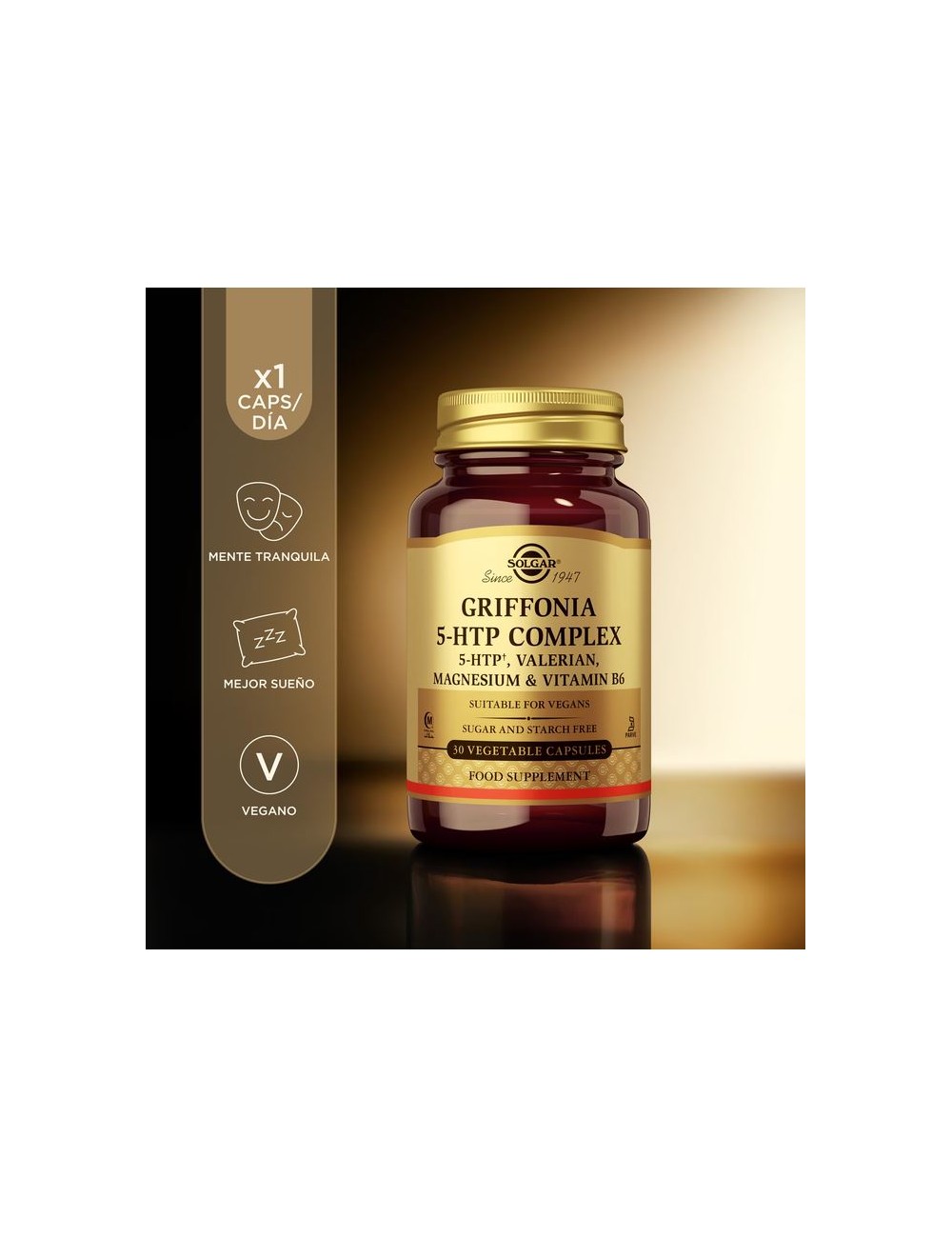 SOLGAR GRIFFONIA 5-HTP COMPLEX 30 CAP