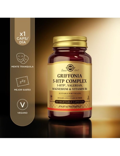 SOLGAR GRIFFONIA 5-HTP COMPLEX 30 CAP