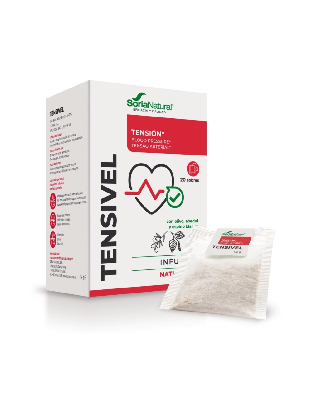 SORIA NATURAL INFUSIÓN TENSIVEL 20 SOBRES