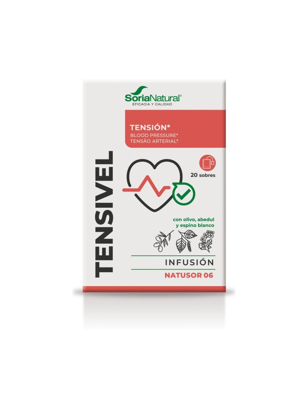 SORIA NATURAL INFUSIÓN TENSIVEL 20 SOBRES
