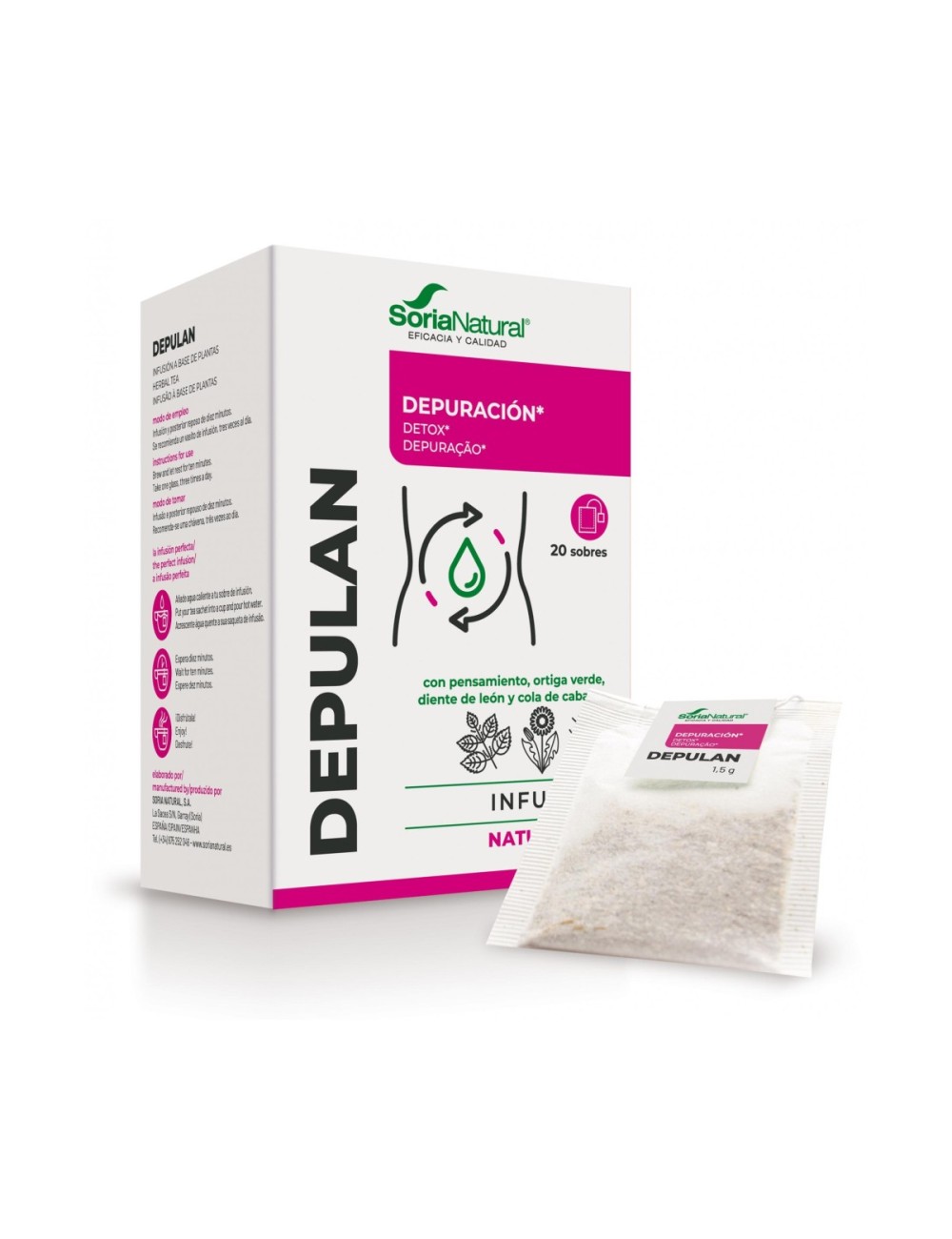 SORIA NATURAL INFUSIÓN DEPULAN 20 SOBRES