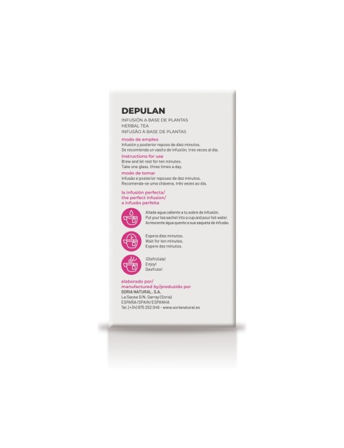 SORIA NATURAL INFUSIÓN DEPULAN 20 SOBRES