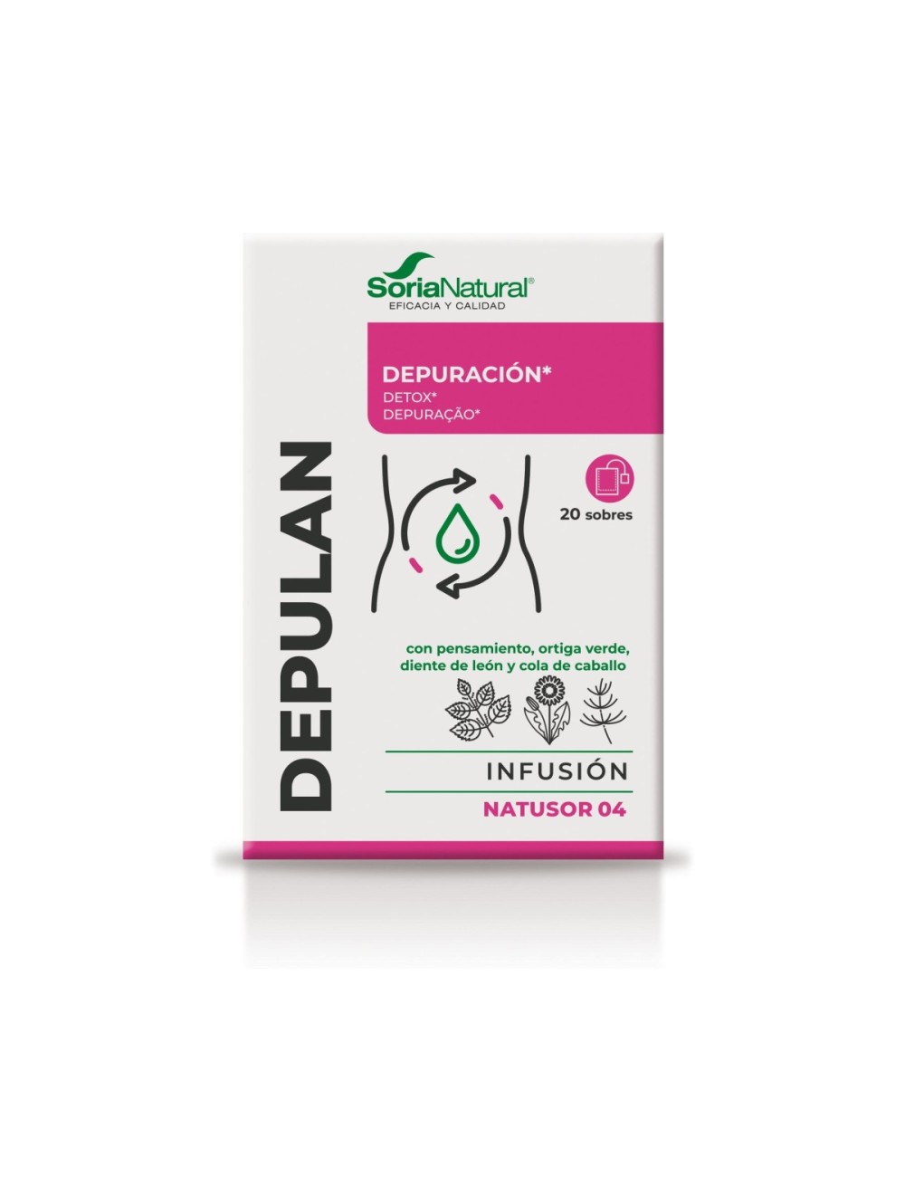 SORIA NATURAL INFUSIÓN DEPULAN 20 SOBRES