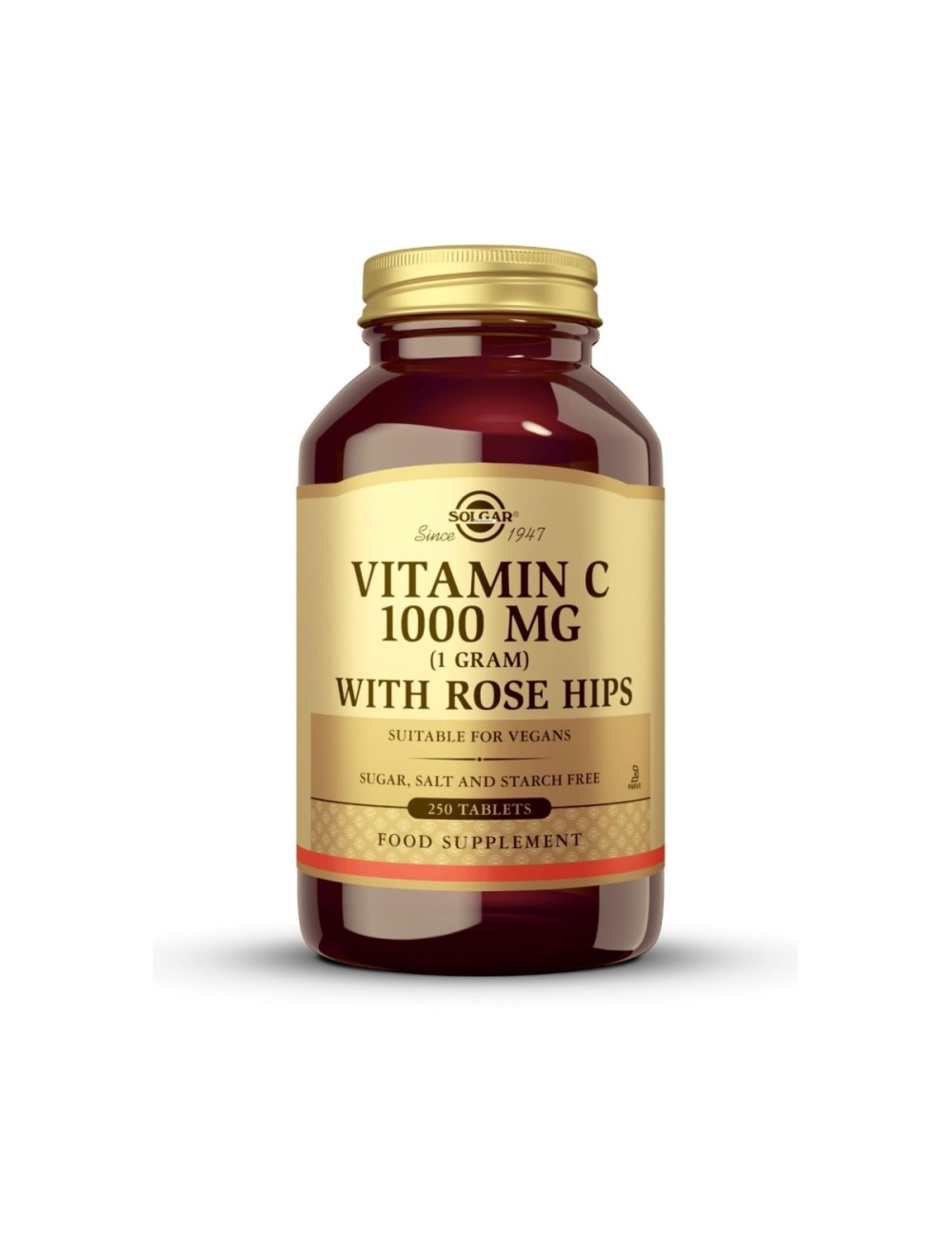 SOLGAR VITAMINA C 1000 MG CON ROSE SHIP 100 CAP