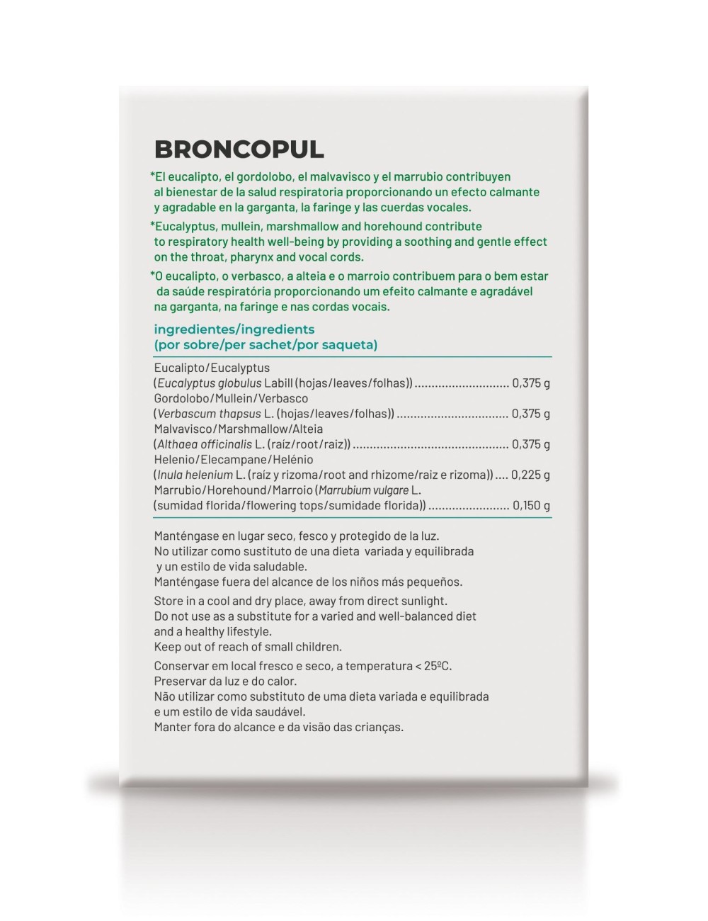 SORIA NATURAL INFUSIÓN BRONCOPUL 20 SOBRES