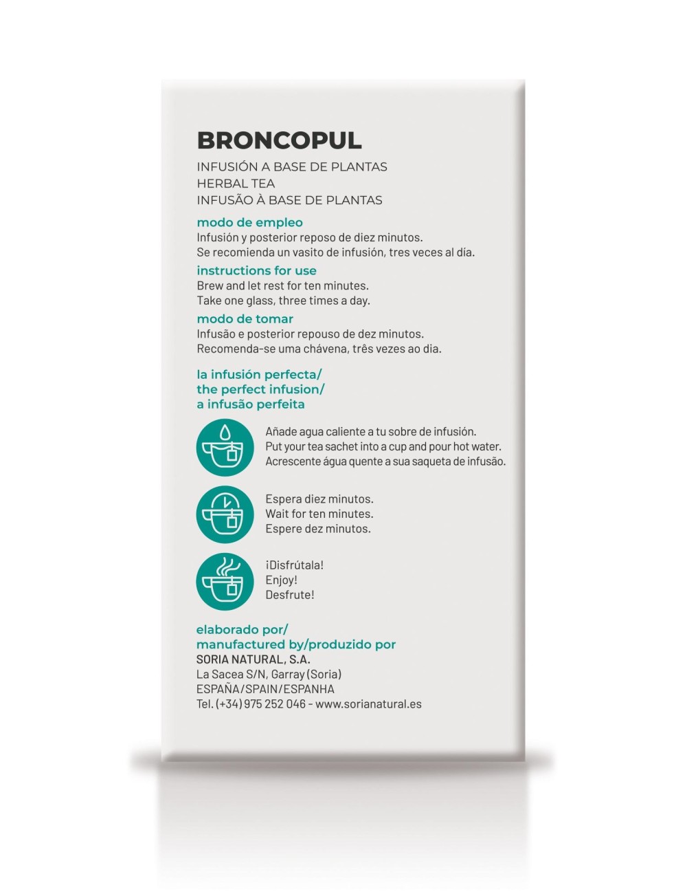 SORIA NATURAL INFUSIÓN BRONCOPUL 20 SOBRES
