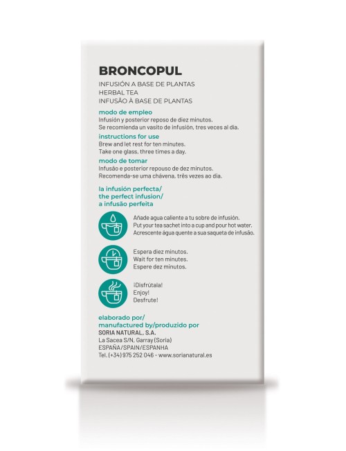 SORIA NATURAL INFUSIÓN BRONCOPUL 20 SOBRES