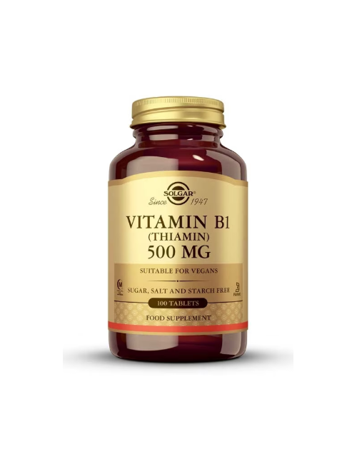 SOLGAR VITAMINA B1 (TIAMINA) 500 MG 100 COMP