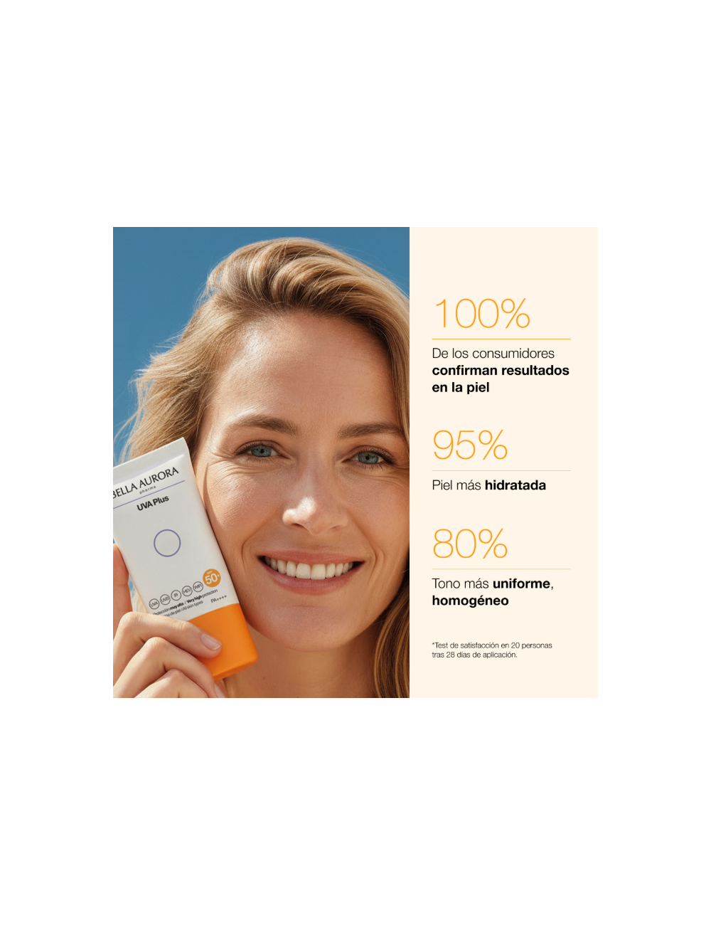 BELLA AURORA UVA PLUS PROTECT FOTOPROTECTOR ANTI-MANCHAS SPG 50+ 50 ML
