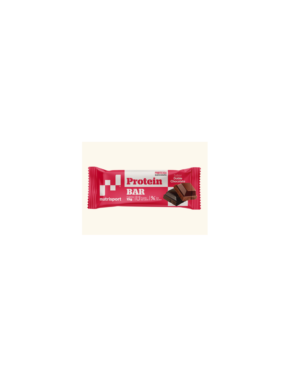 NUTRISPORT BARRITA PROTEICA DOBLE CHOCOLATE 44 GR