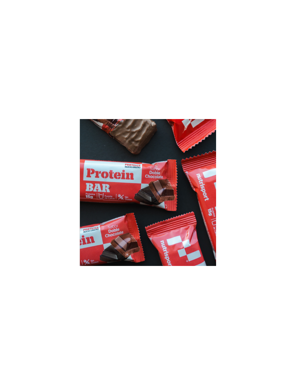 NUTRISPORT BARRITA PROTEICA DOBLE CHOCOLATE 44 GR