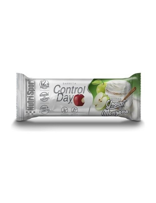 NUTRISPORT BARRITA CONTROL DAY YOGURT Y MANZANA 44 GR