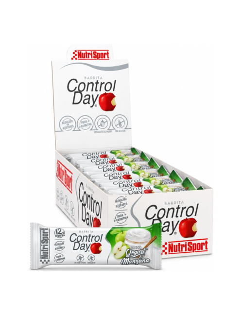NUTRISPORT BARRITA CONTROL DAY YOGURT Y MANZANA 44 GR