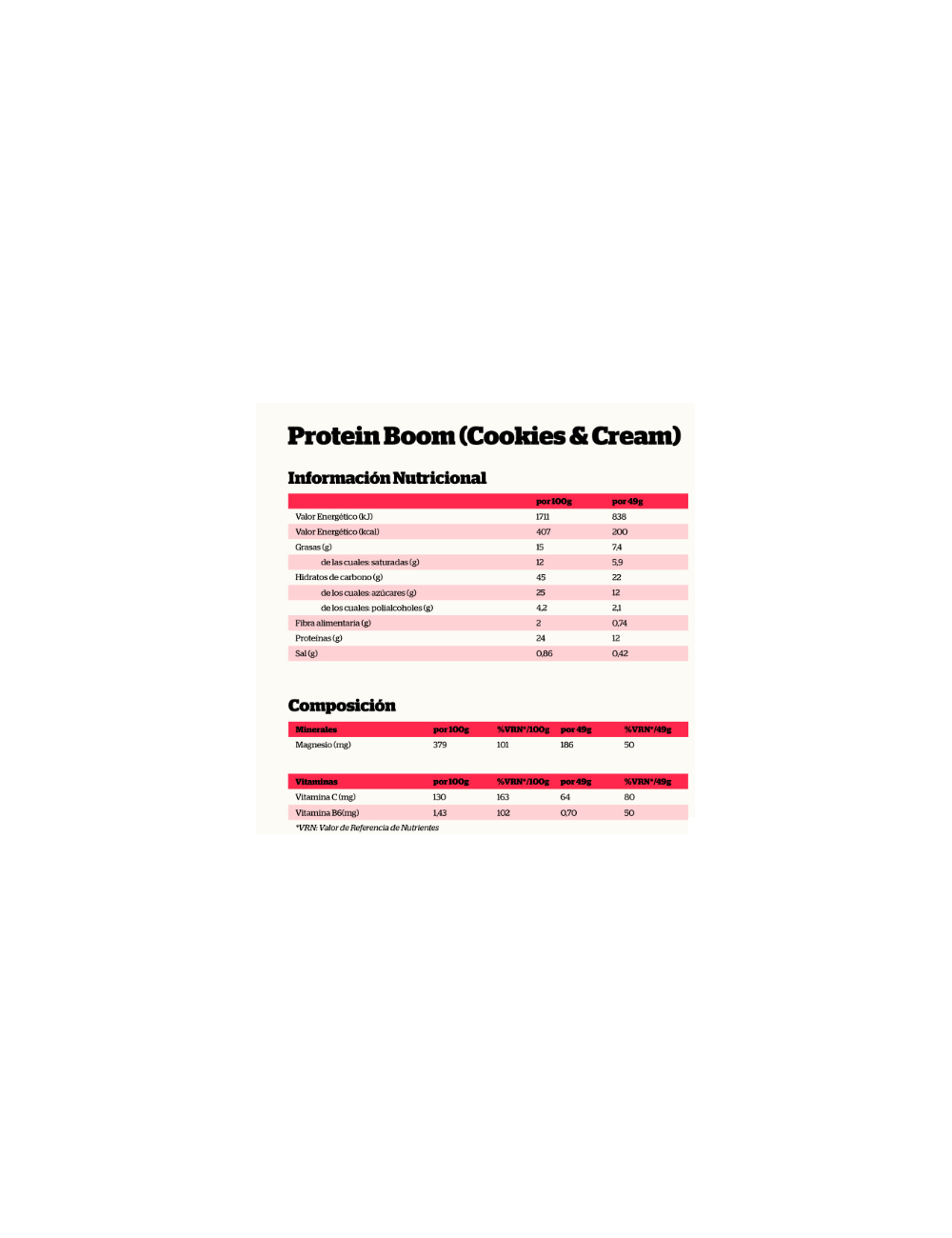 BARRITA PROTEIN BOOM CHOCOLATE COOKIES 49 GR
