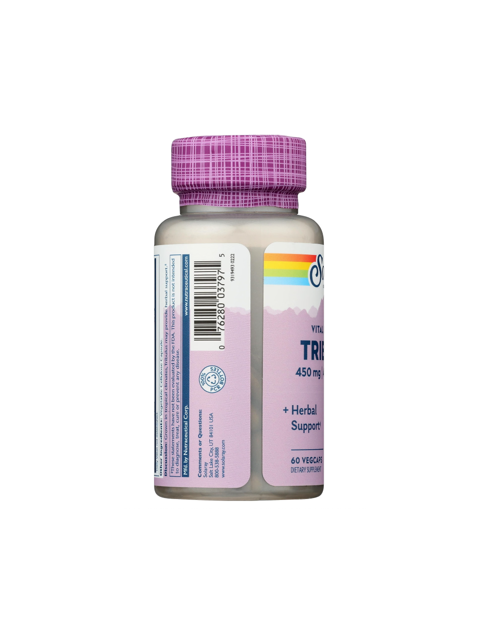 SOLARAY TRIBULUS EXTRACTO 450 MG 60 CAP