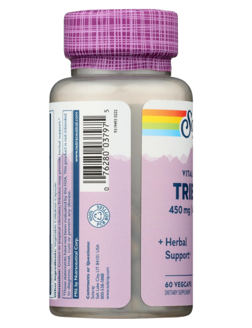 SOLARAY TRIBULUS EXTRACTO 450 MG 60 CAP