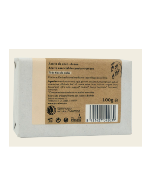 ESSABO JABÓN ARTESANO AVENA 100 GR