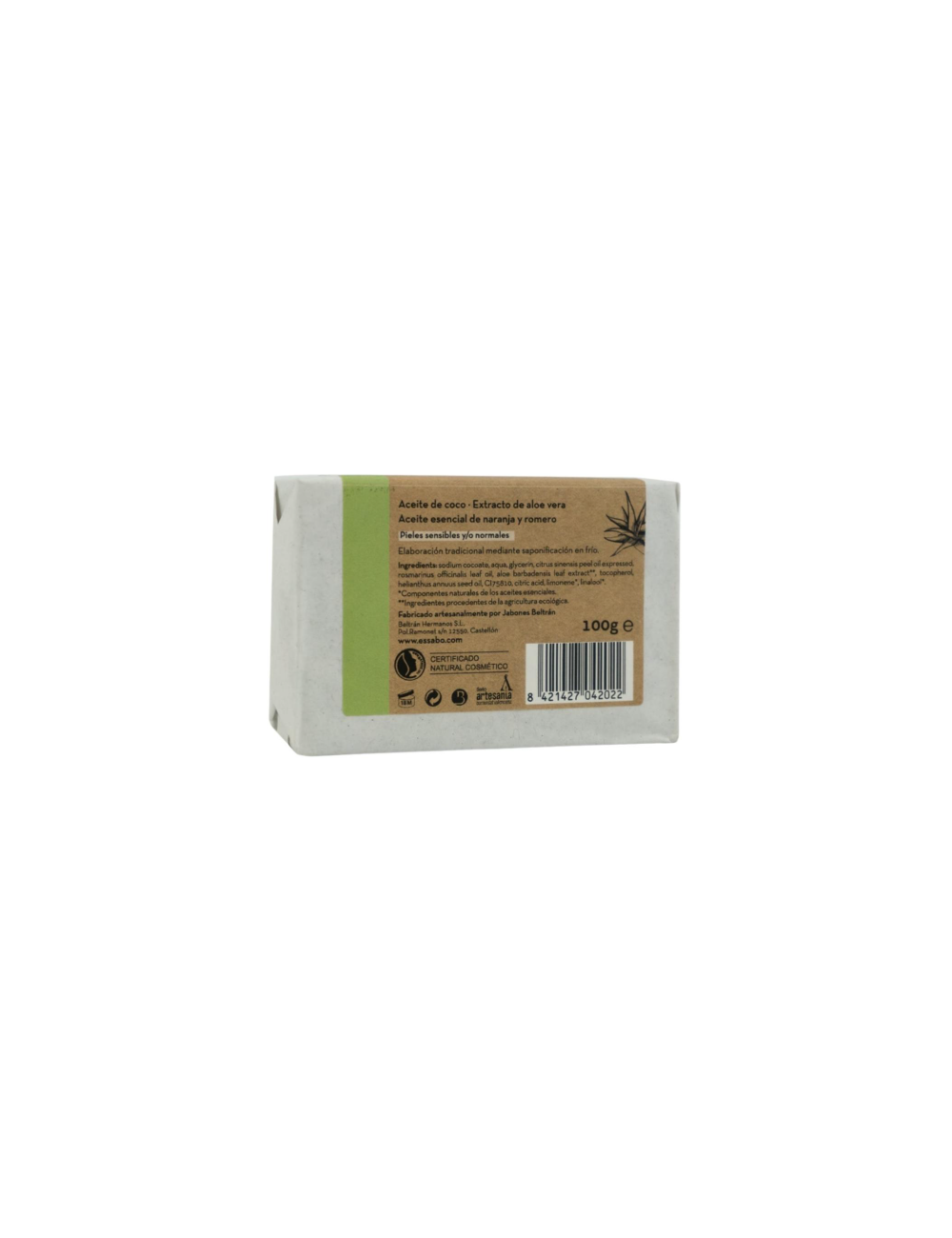 ESSABO JABÓN ARTESANO ARBOL DE TÉ 100 GR