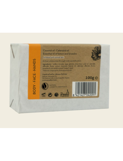 ESSABO JABÓN ARTESANO CALÉNDULA 100 GR