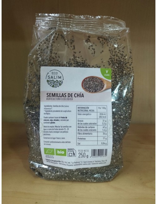 ECO-SALIM SEMILLAS DE CHÍA 250 GR