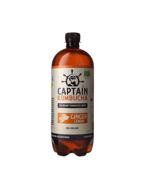 TE KOMBUCHA JENGIBRE LIMÓN 1 LITRO CAPTAIN KOMBUCHA