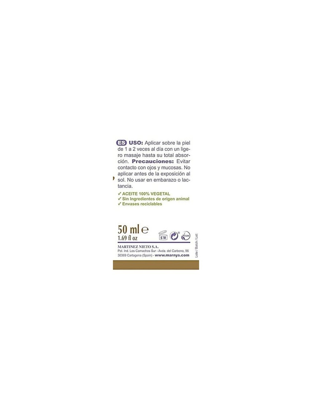 ACEITE DE CALENDULA 50 ML MARNYS