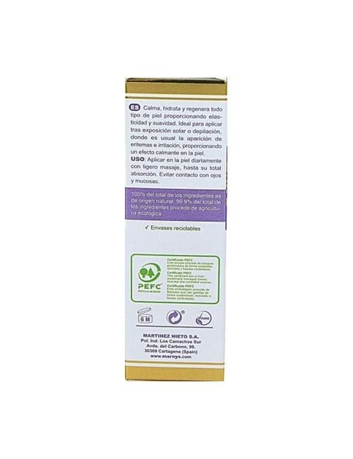 ACEITE CALMANTE ALOE VERA BIO 50 ML MARNY'S