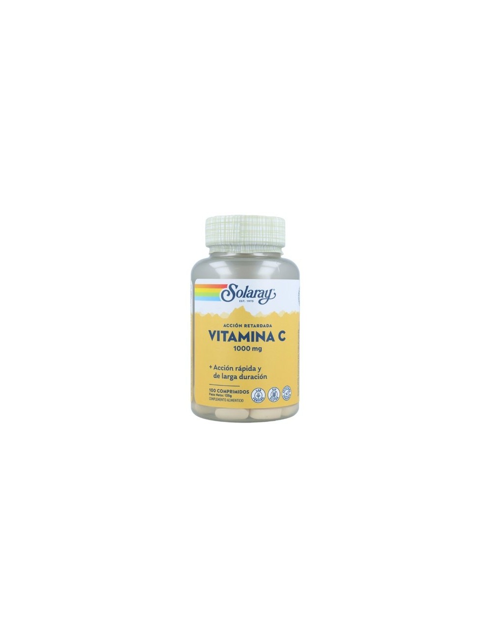 VITAMINA C 1000 MG 100 COMP SOLARAY