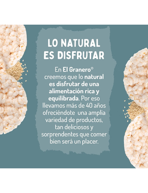 EL GRANERO TORTITAS DE ARROZ INTEGRAL ECO SIN GLUTEN 115 GR