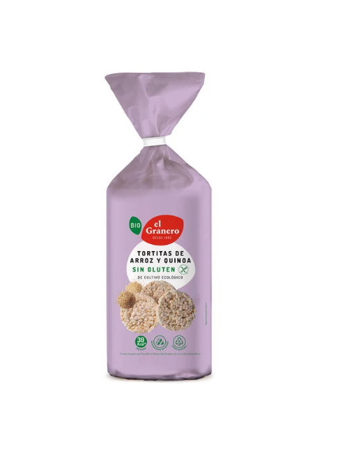 EL GRANERO TORITAS DE ARROZ INTEGRAL Y QUINOA S/G 120 GR