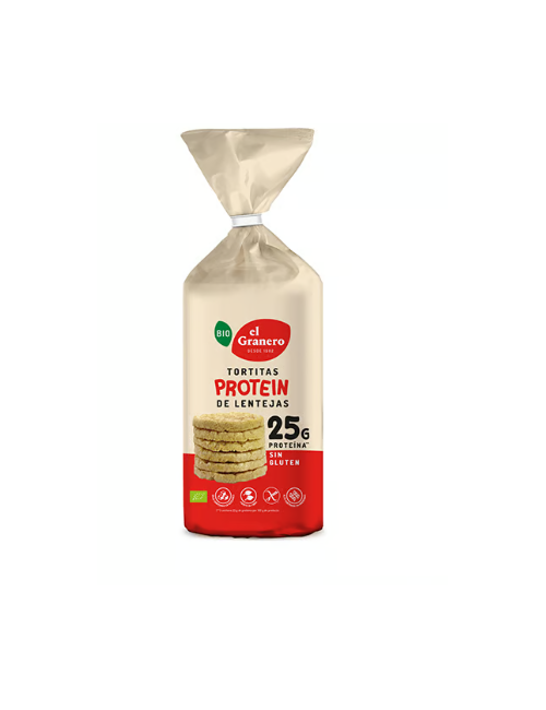 EL GRANERO TORTITAS PROTEIN DE LENTEJAS S/G 125 GR