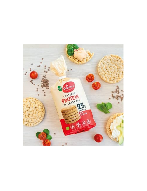EL GRANERO TORTITAS PROTEIN DE LENTEJAS S/G 125 GR