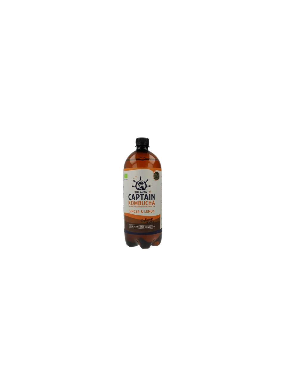 CAPITAN KOMBUCHA JENGIBRE LIMÓN 1 LITRO