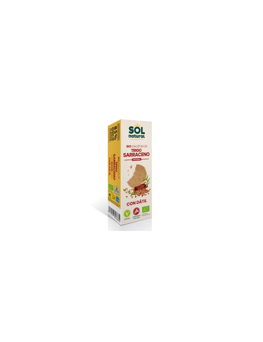 SOL NATURAL GALLETAS TRIGO SARRACENO CON DÁTIL 1470 GR