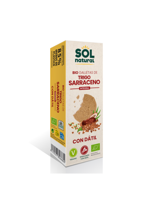 SOL NATURAL GALLETAS TRIGO SARRACENO CON DÁTIL 1470 GR