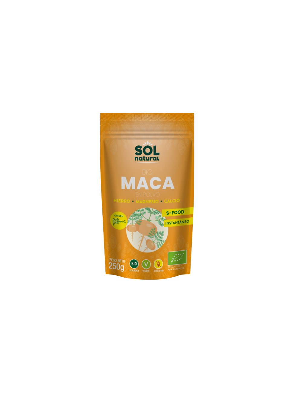 MACA EN POLVO BIO 250 GR SOL NATURAL