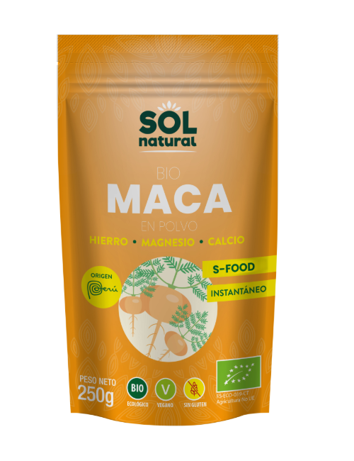 MACA EN POLVO BIO 250 GR SOL NATURAL