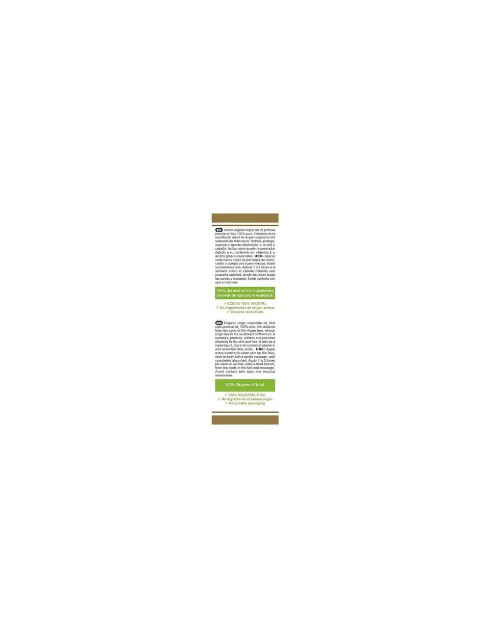 ACEITE DE ARGÁN 50 ML MARNYS