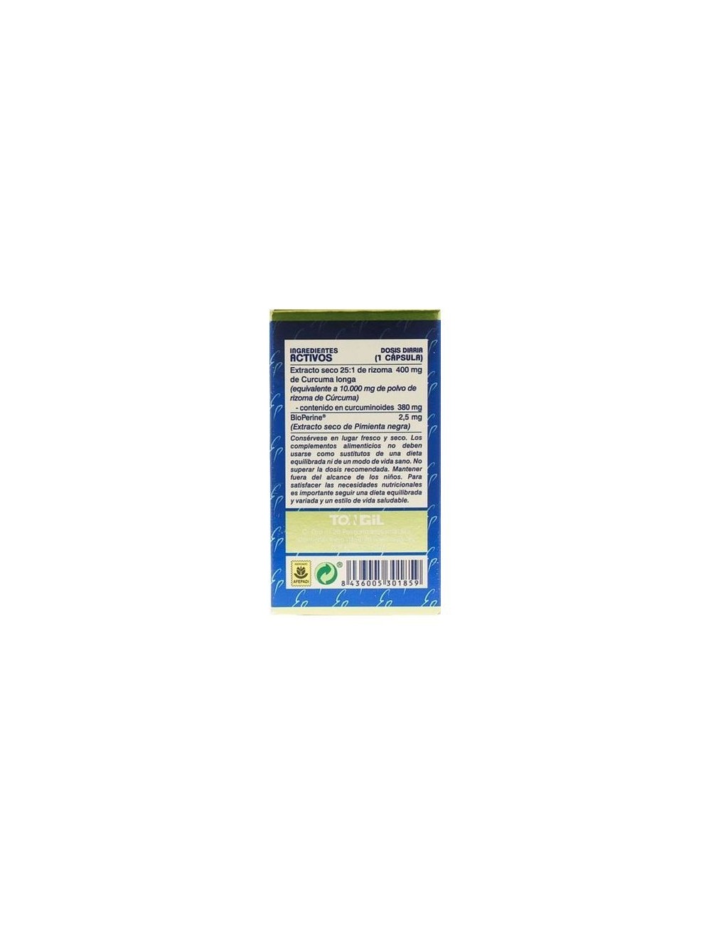 CURCUMA 10000 MG 40 CAP TONGIL