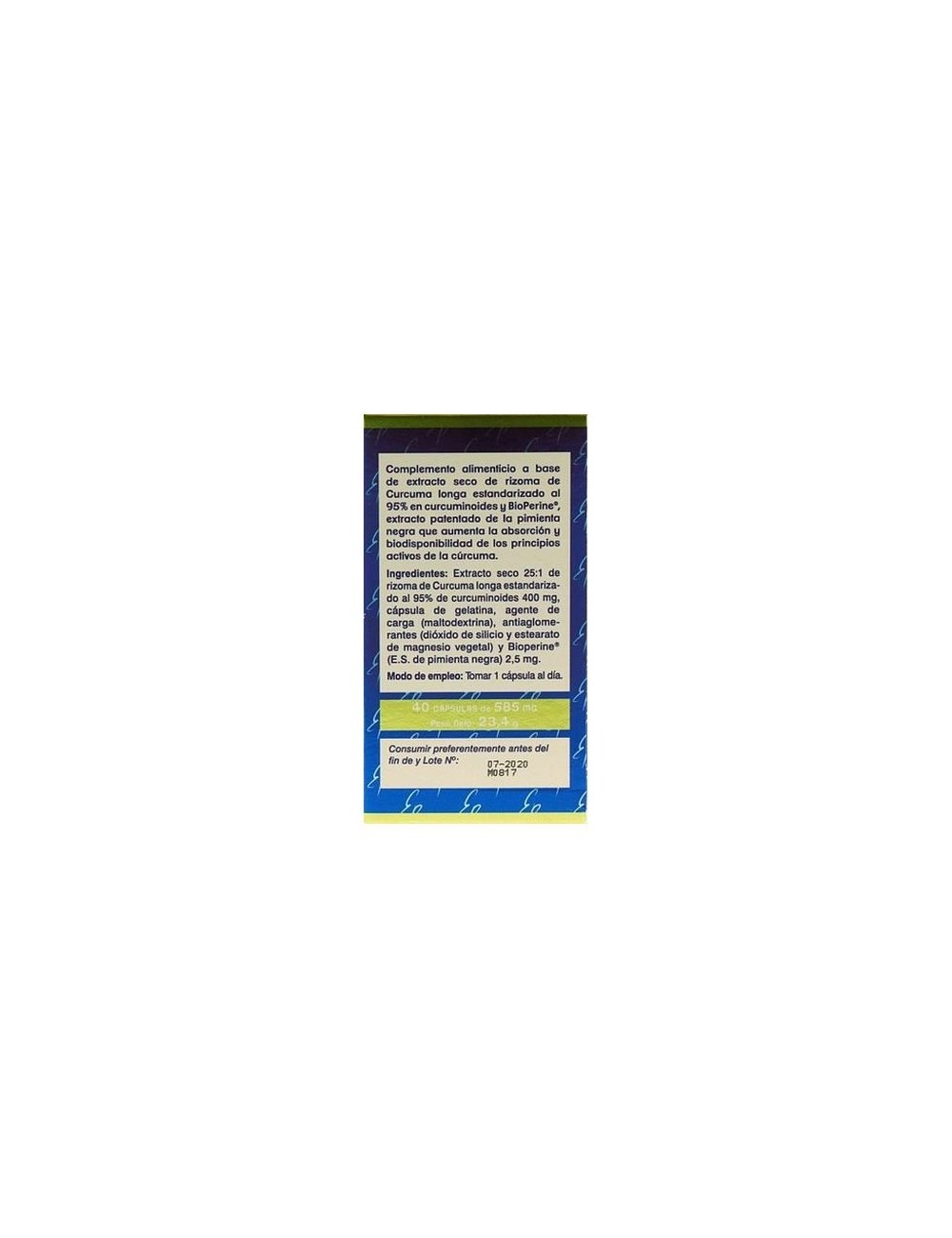 CURCUMA 10000 MG 40 CAP TONGIL