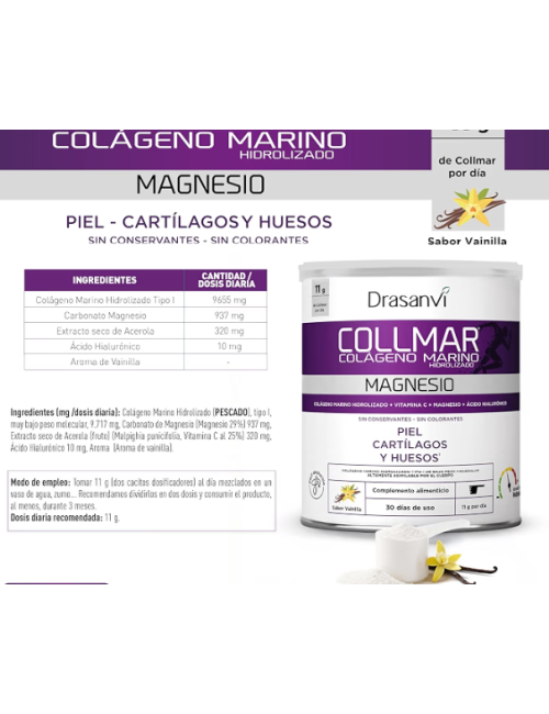 DRASANVI COLLMAR COLAGENO MARINO SABOR VAINILLA 300 GR