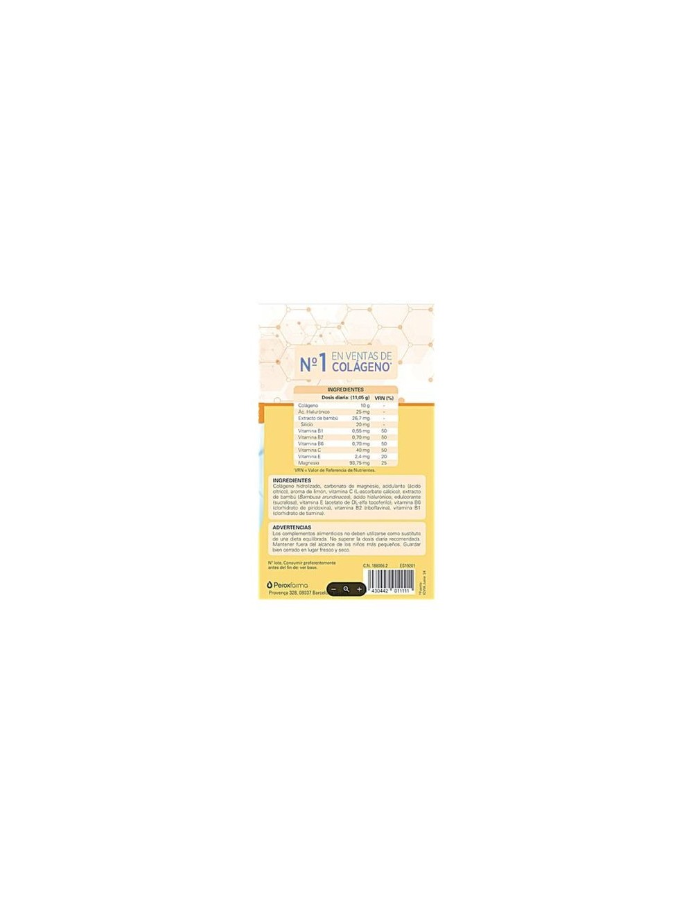 COLÁGENO CON SILICIO SABOR LIMÓN INSTANT 325 EPAPLUS