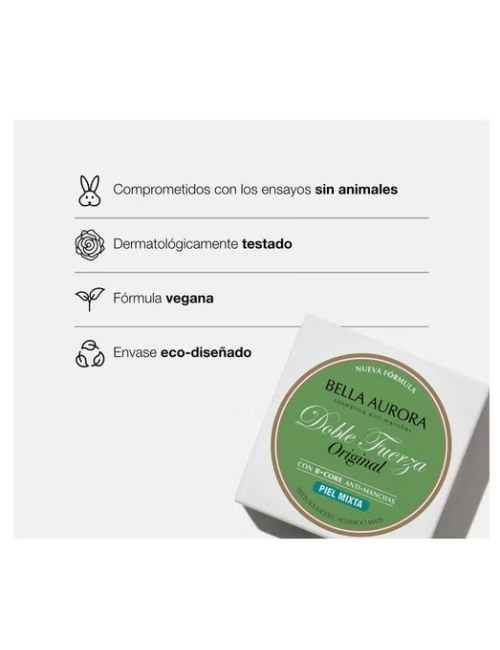 BELLA AURORA CREMA DOBLE FUERZA MATE PIEL MIXTA 30 ML