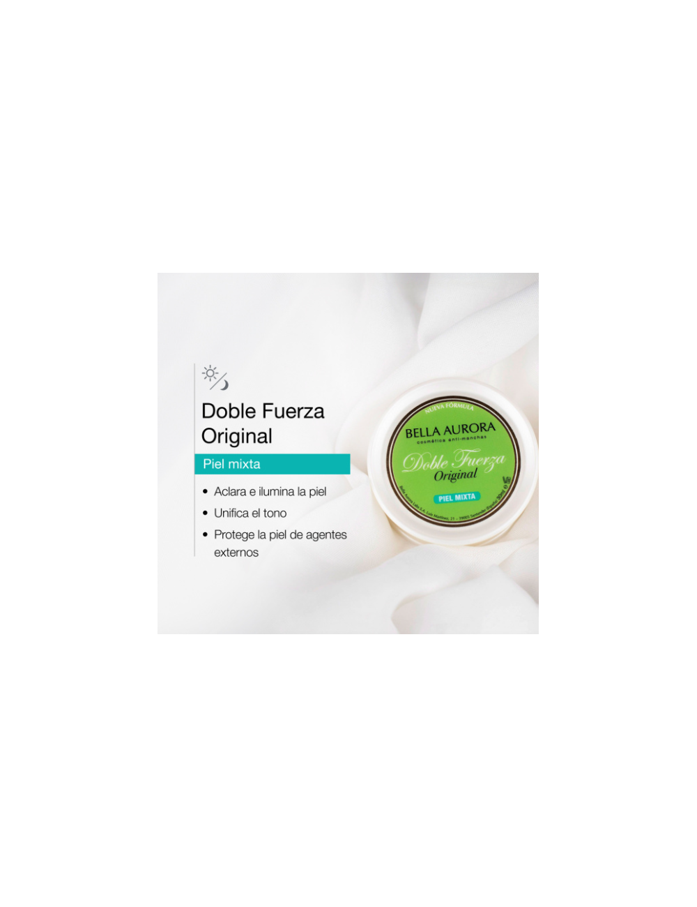 BELLA AURORA CREMA DOBLE FUERZA MATE PIEL MIXTA 30 ML