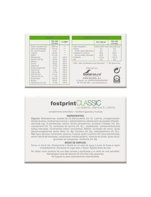 SORIA NATURAL FOST PRINT CLASSIC 300 ML