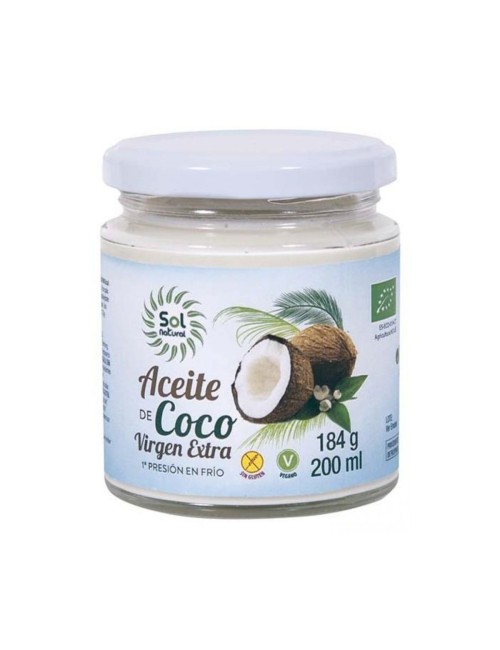 ACEITE COCO VIRGEN EXTRA BIO 200 ML SOL NATURAL